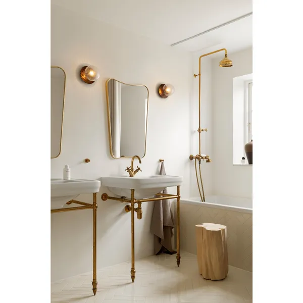 Liila 1 Wall/ Ceiling Light Medium Dark Bronze/ Clear