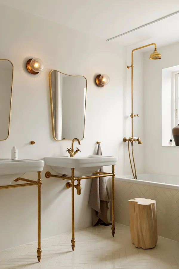 Liila 1 Væg/Loftlampe Medium Mørk Bronze/Klar