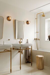 Liila 1 Væg/Loftlampe Medium Mørk Bronze/Klar
