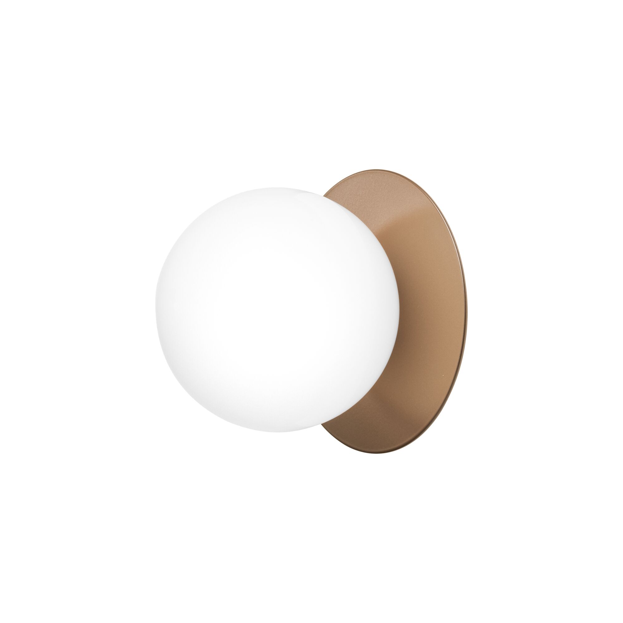 Applique/ Plafonnier Liila 1 Bronze Foncé moyen/Opale