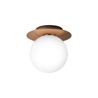 Liila 1 Wall/ Ceiling Light Medium Dark Bronze/Opal
