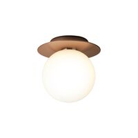 Liila 1 Wall/ Ceiling Light Medium Dark Bronze/Opal