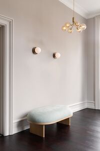 Liila 1 Væg/Loftlampe Medium Mørk Bronze/Opal