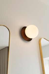 Liila 1 Væg/Loftlampe Medium Mørk Bronze/Opal