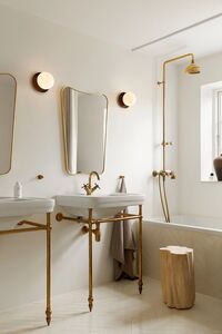Liila 1 Væg/Loftlampe Medium Mørk Bronze/Opal