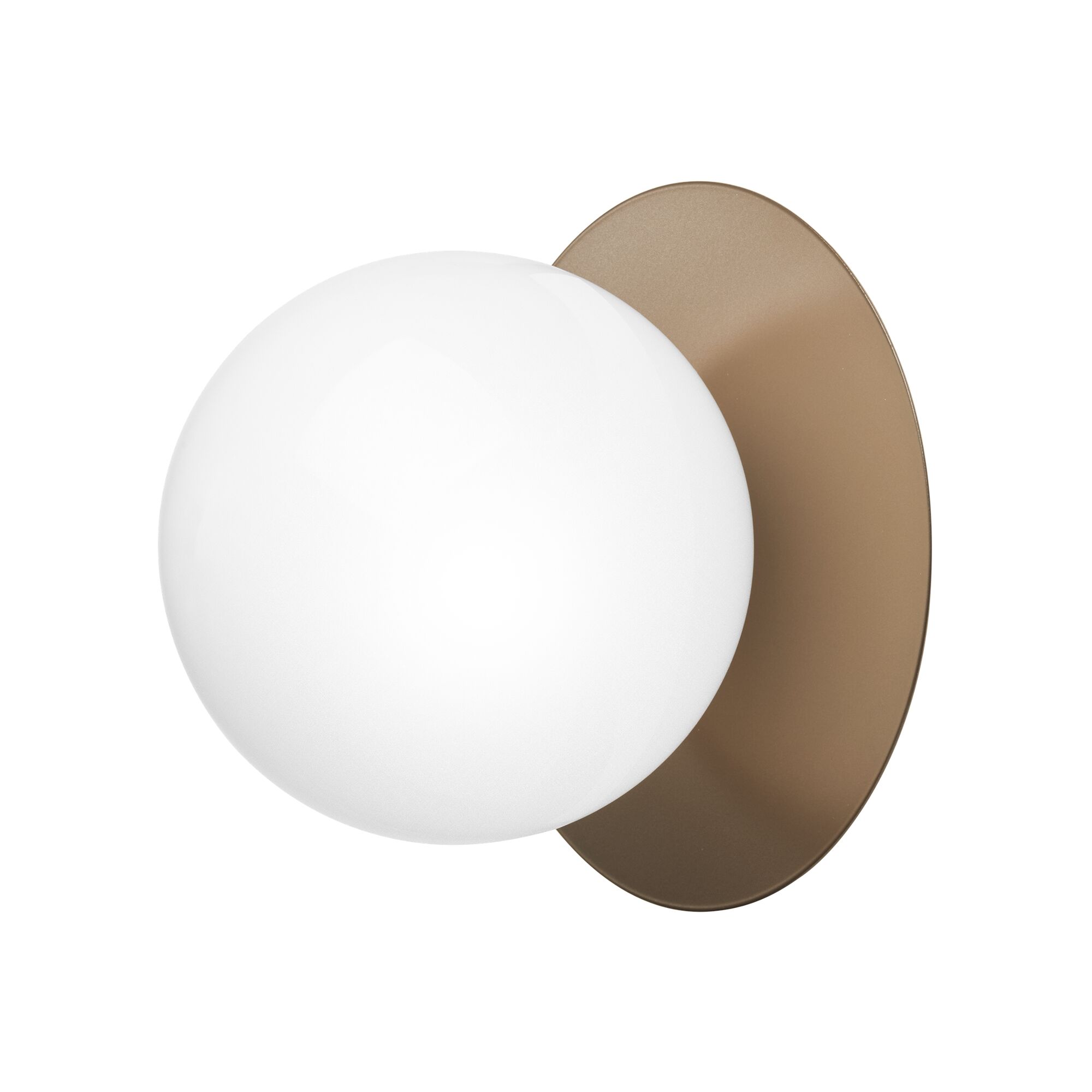 Applique/ Plafonnier Liila 1 Grand Bronze Foncé/Opale