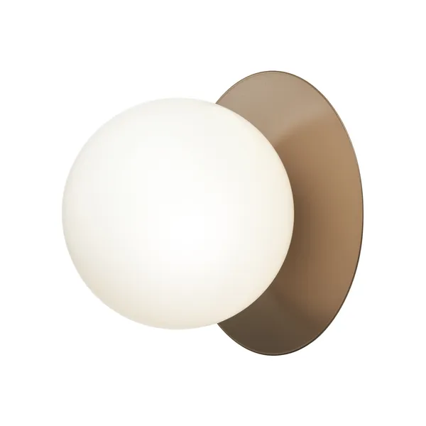 Liila 1 Wall/ Ceiling Light Large Dark Bronze/Opal