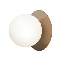 Liila 1 Wall/ Ceiling Light Large Dark Bronze/Opal