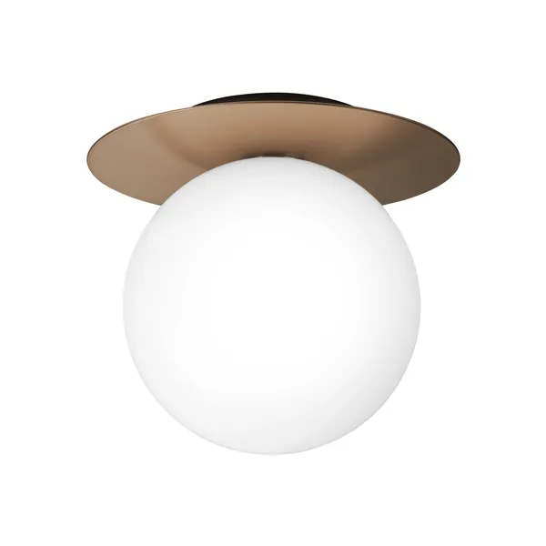Liila 1 Wall/ Ceiling Light Large Dark Bronze/Opal