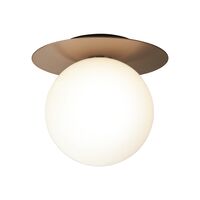 Liila 1 Wall/ Ceiling Light Large Dark Bronze/Opal