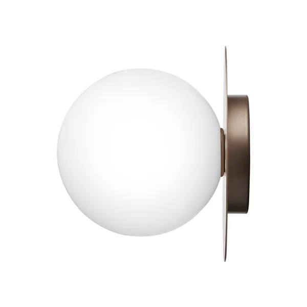 Liila 1 Wall/ Ceiling Light Large Dark Bronze/Opal