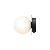Liila 1 Wall/ Ceiling Light Small Black/Opal