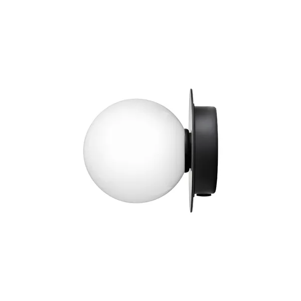 Liila 1 Wall/ Ceiling Light Small Black/Opal