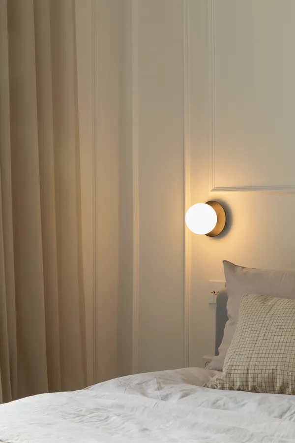 Liila 1 Væg/Loftlampe Lille Sort/Opal