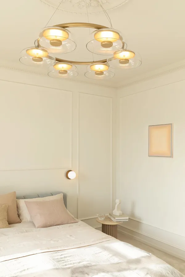Liila 1 Væg/Loftlampe Lille Sort/Opal