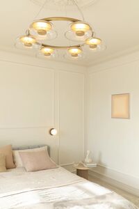 Liila 1 Væg/Loftlampe Lille Sort/Opal