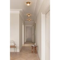 Liila 1 Wall/ Ceiling Light Small Dark Bronze/Optic Clear