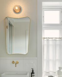Liila 1 Væg/Loftlampe Lille Mørk Bronze/Optic Clear