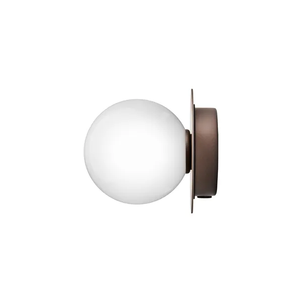 Liila 1 Wall/ Ceiling Light Small Dark Bronze/Opal