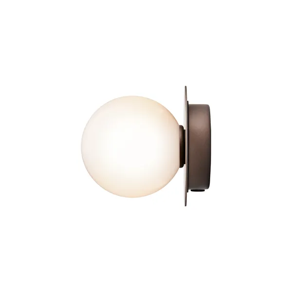 Liila 1 Wall/ Ceiling Light Small Dark Bronze/Opal