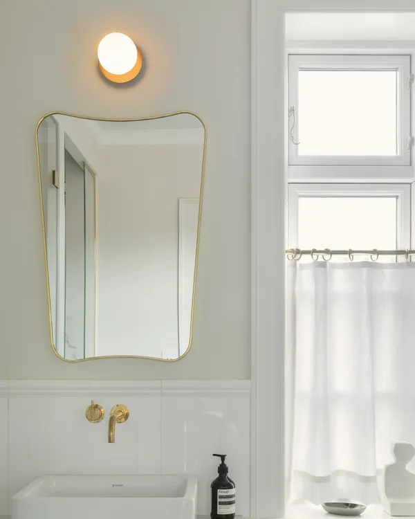 Liila 1 Væg/Loftlampe Lille Mørk Bronze/Opal