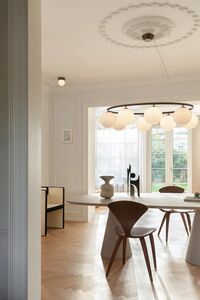 Liila 1 Væg/Loftlampe Lille Mørk Bronze/Opal