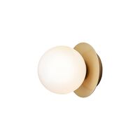 Liila 1 Wall/ Ceiling Light Small Gold/Opal