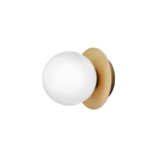 Liila 1 Wall/ Ceiling Light Small Gold/Opal