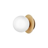 Liila 1 Wall/ Ceiling Light Small Gold/Opal
