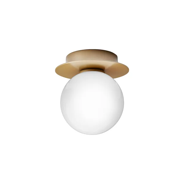 Liila 1 Wall/ Ceiling Light Small Gold/Opal