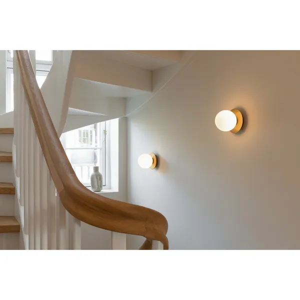 Liila 1 Wall/ Ceiling Light Small Gold/Opal
