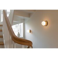 Liila 1 Wall/ Ceiling Light Small Gold/Opal