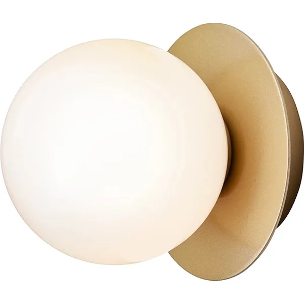 Liila 1 Væg/Loftlampe Lille Guld/Opal