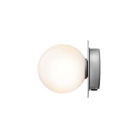 Liila 1 Wall/ Ceiling Light Small Silver/Opal