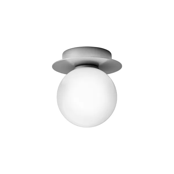 Liila 1 Wall/ Ceiling Light Small Silver/Opal