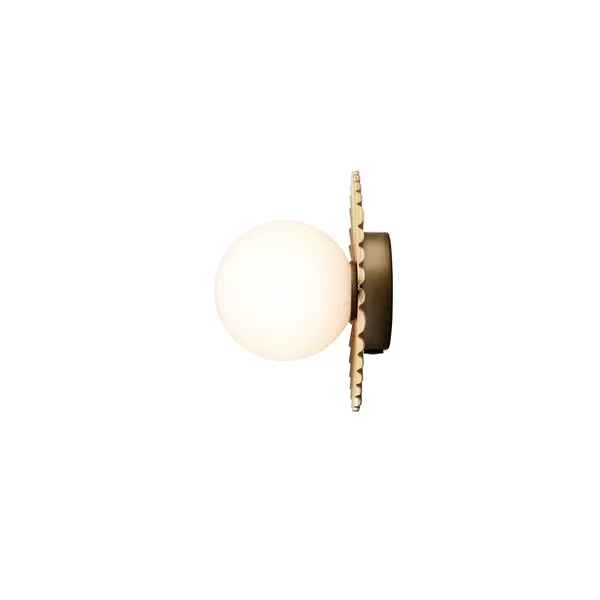 Liila Muuse Wall/ Ceiling Light Small Nordic Gold/Opal