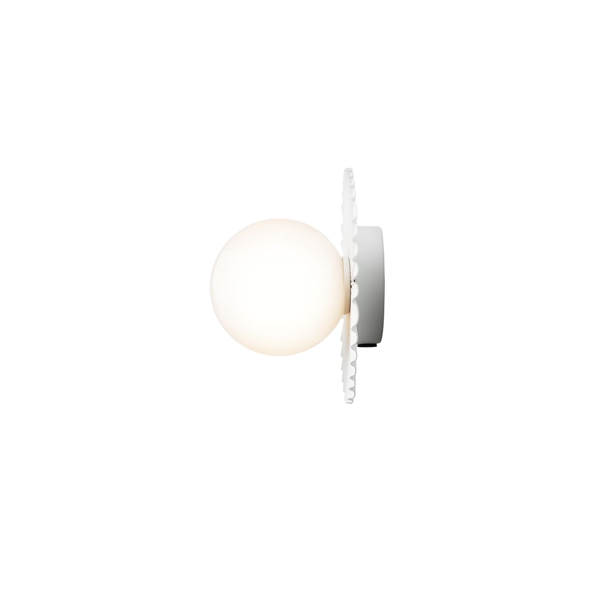 Liila Muuse Wall/ Ceiling Light Small White/Opal