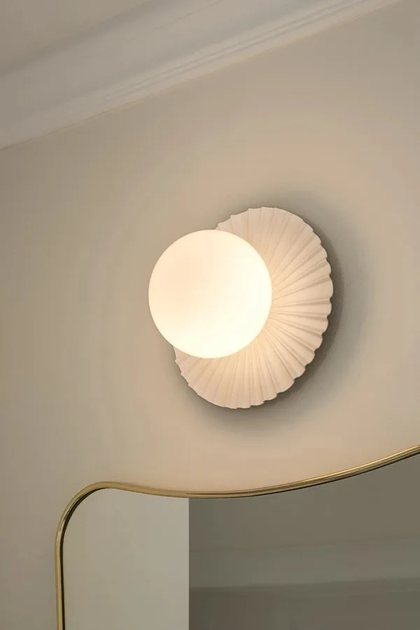 Liila Muuse Væg/Loftlampe Lille Hvid/Opal
