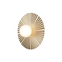 Liila Muuse Wall/ Ceiling Light Medium Nordic Gold/Opal