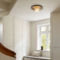 Liila Muuse Væg/Loftlampe Medium Nordic Gold/Opal
