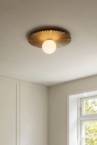 Liila Muuse Væg/Loftlampe Medium Nordic Gold/Opal