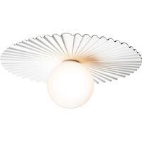 Liila Muuse Væg/Loftlampe Medium Hvid/Opal