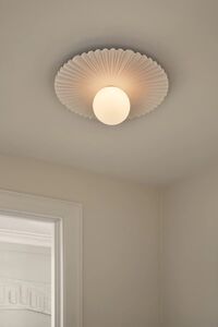 Liila Muuse Væg/Loftlampe Medium Hvid/Opal