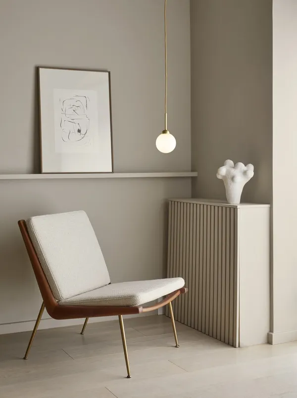Apiales 1 Hanglamp Geborsteld Messing