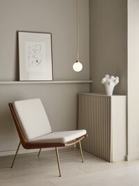 Apiales 1 Hanglamp Geborsteld Messing