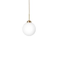 Apiales 1 Large Brushed Brass/Opal