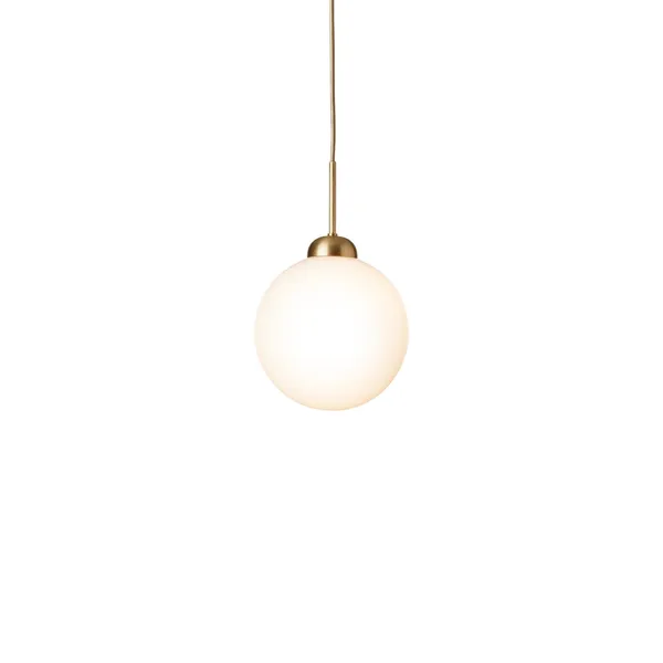Apiales 1 Large Brushed Brass/Opal