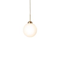 Apiales 1 Large Brushed Brass/Opal