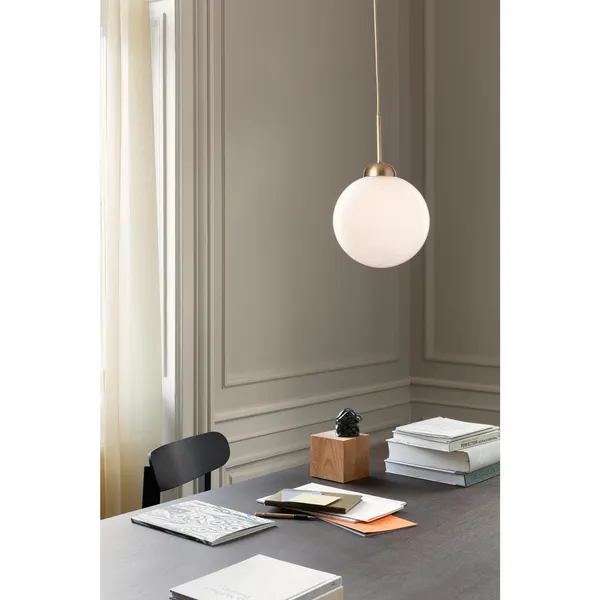 Apiales 1 Large Brushed Brass/Opal
