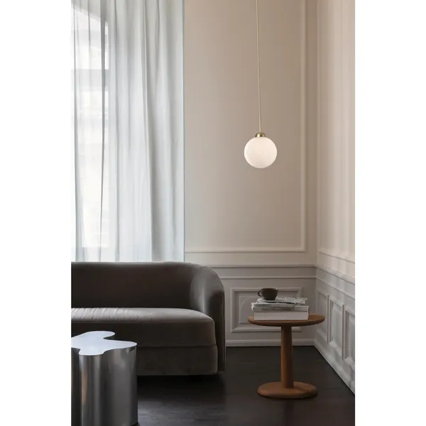 Apiales 1 Large Brushed Brass/Opal